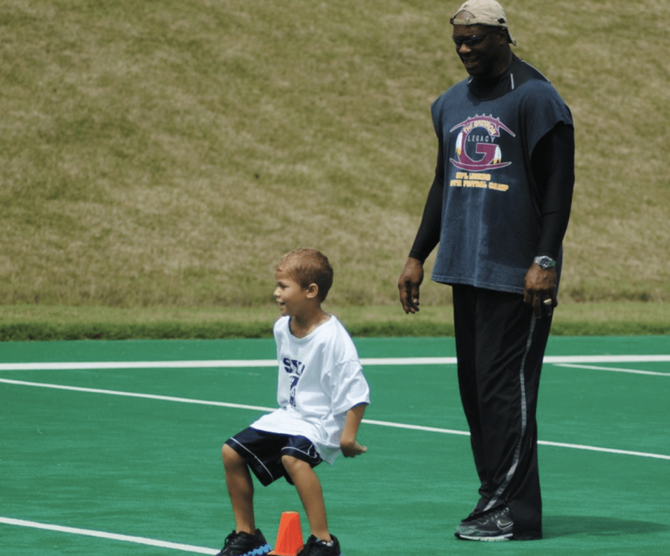 Amazing Clinic at Redskins Park for Local Youth