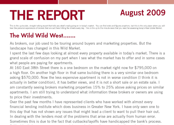 The Meier Report - August 2009