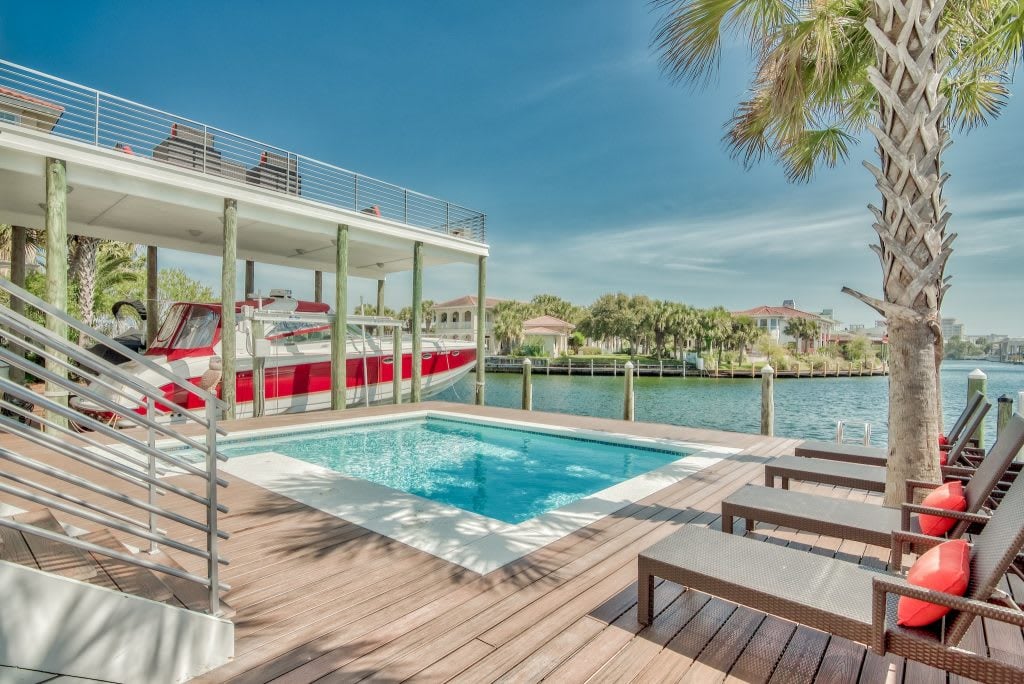 5,425 Square Foot Waterfront Beach House Pending With Gulf Views in Destin