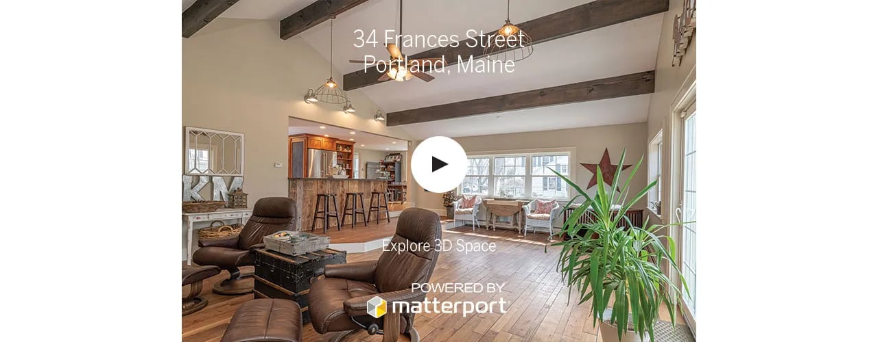 Virtual Open House – 34 Frances Street, Portland, Maine