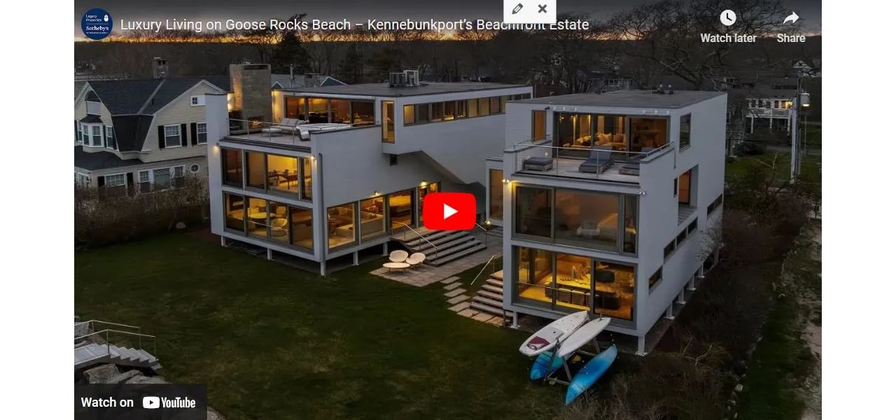 Video of The Week: Luxury Living on Kennebunkport’s Goose Rocks Beach