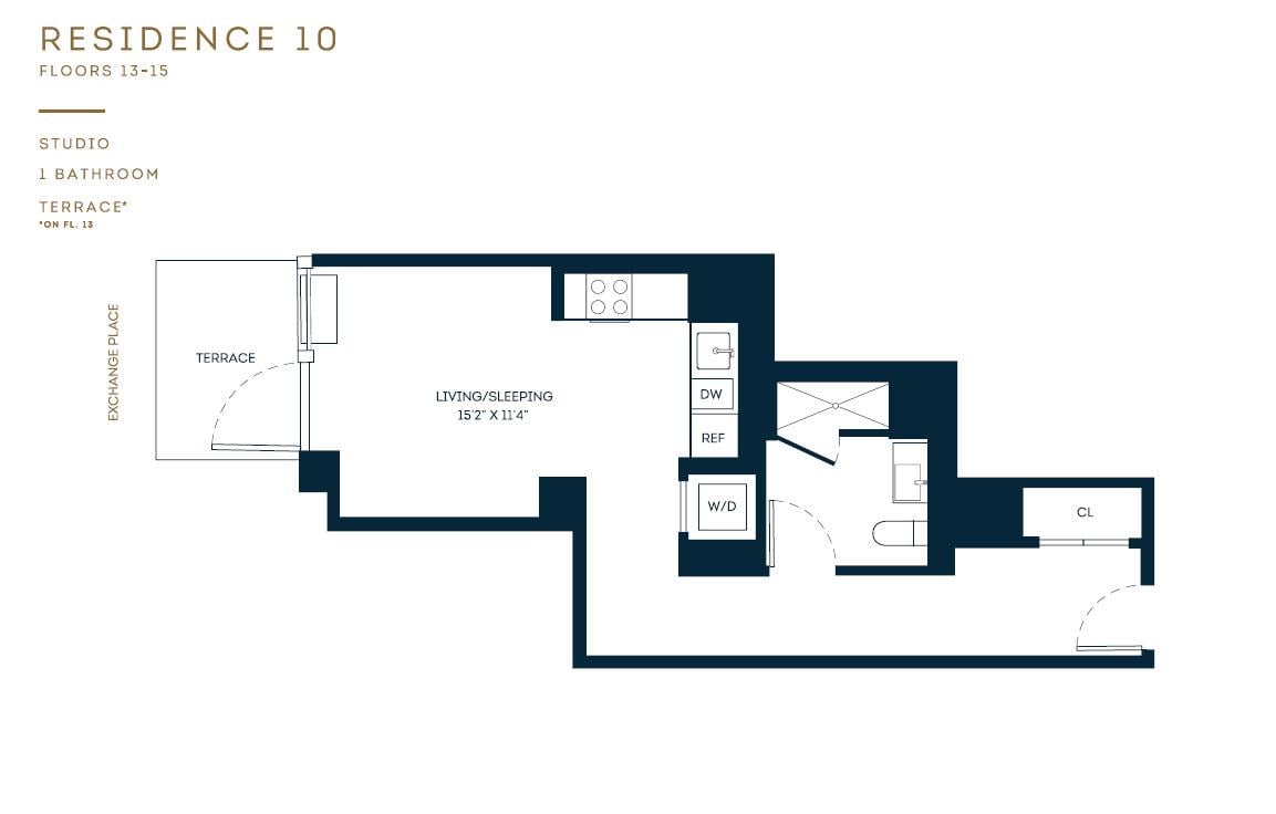 20 Broad Street, Apt 2796
