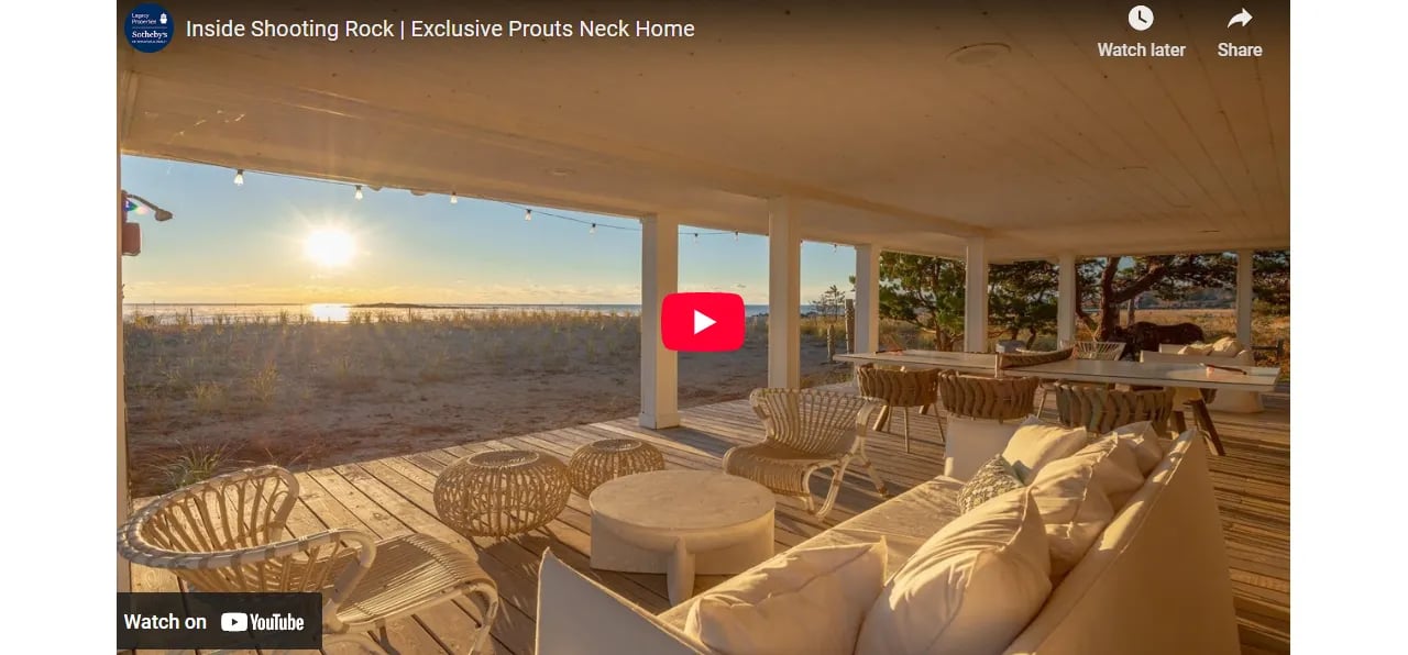 Inside Shooting Rock | Exclusive Prouts Neck Home