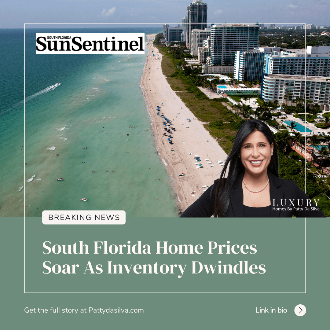 South Florida Home Prices Soar As Inventory Dwindles