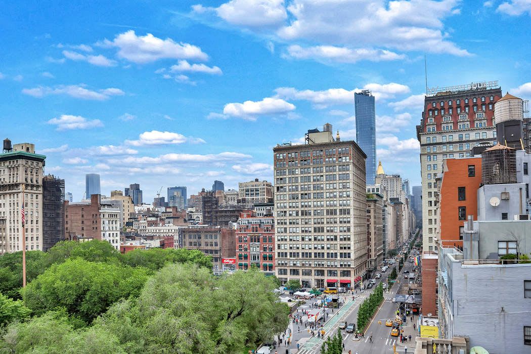 Double Height Drama With Park Views, 15 Union Square West, Unit 3B