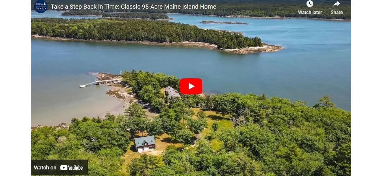 Video of The Week: Take a Step Back in Time | Classic 95-Acre Maine Island Home