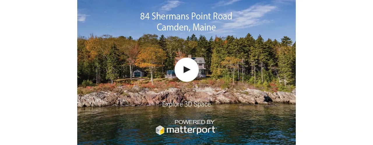Virtual Open House – 84 Sherman’s Point Road, Camden, Maine