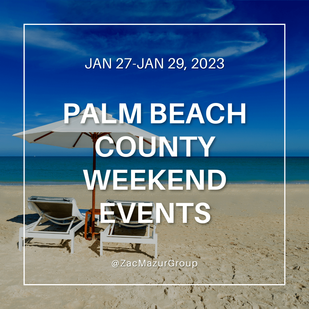Palm Beach County Weekend Events: Jan 27-Jan 29
