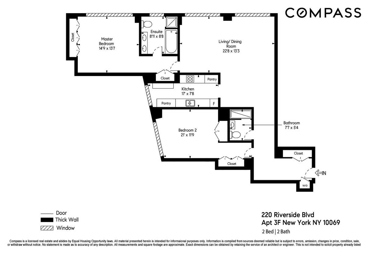 220 Riverside Boulevard Unit: 3F