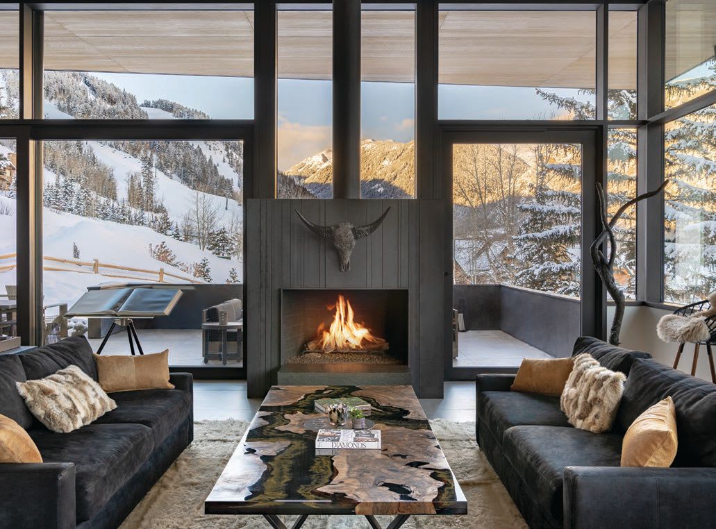 Peek Inside Chicago Jewelry Designer Jane Berg's Elegant Aspen Abode