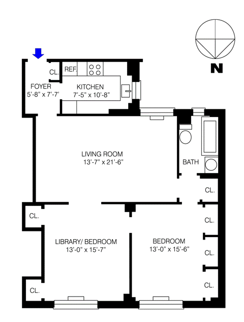 114 West 70th Street Unit: 2B