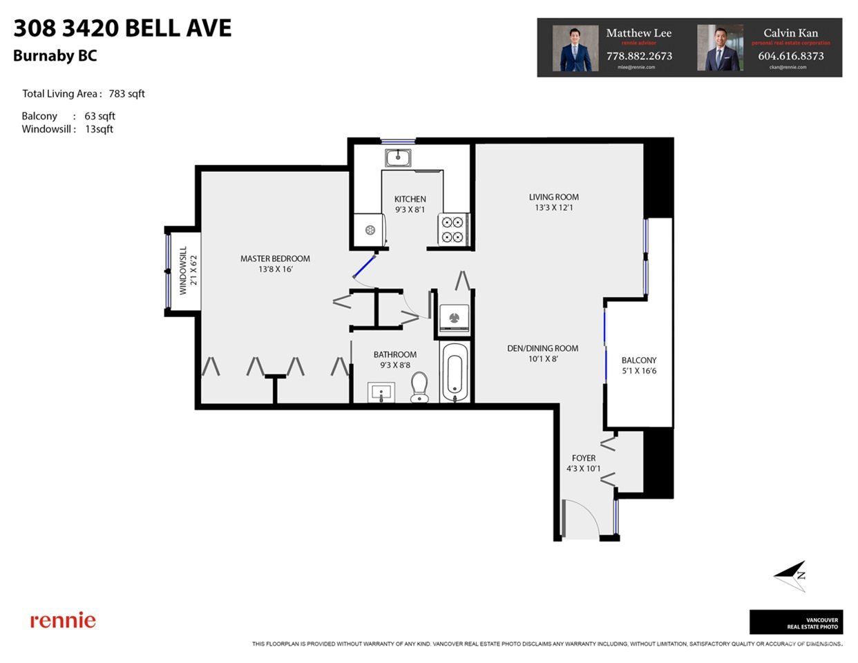 308-3420 Bell Ave