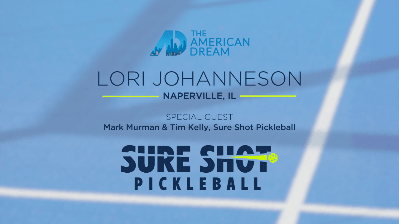 American Dream TV x Lori Johanneson | Power Players | Sure Shot Pickleball, Naperville's Indoor Pickleball Paradise