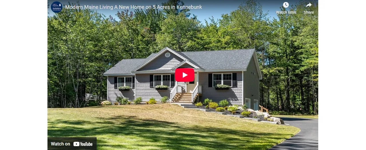 Modern Maine Living A New Home on 5 Acres in Kennebunk