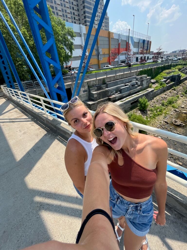 the blue bridge grand rapids