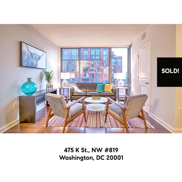 Sold! 2 Bed/1 BA in Mt. Vernon Triangle