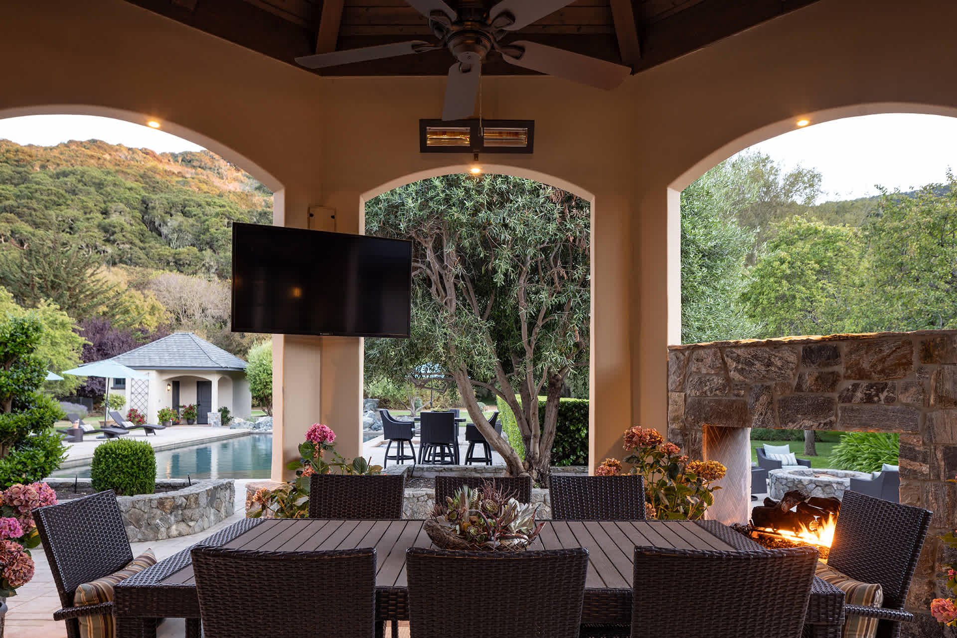 Luxurious French Country Estate - 8640 River Meadows Rd