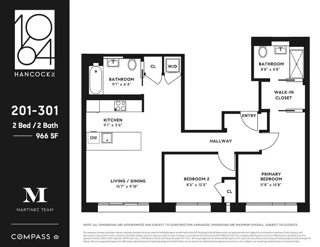 1064 Hancock Street, Unit 201