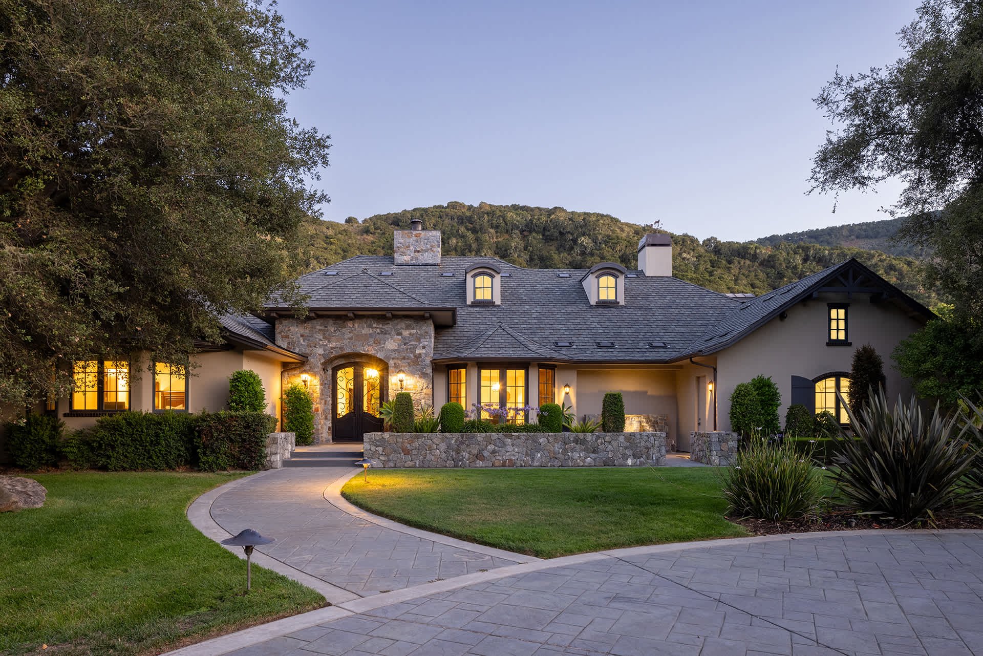 Luxurious French Country Estate - 8640 River Meadows Rd