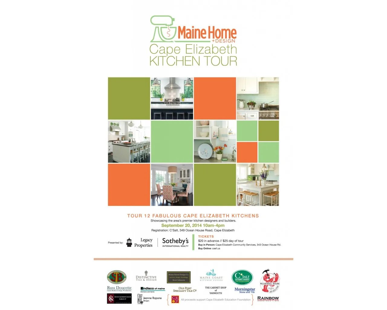 Legacy Properties Sotheby’s International Realty Presents CEEF Kitchen Tour 2014