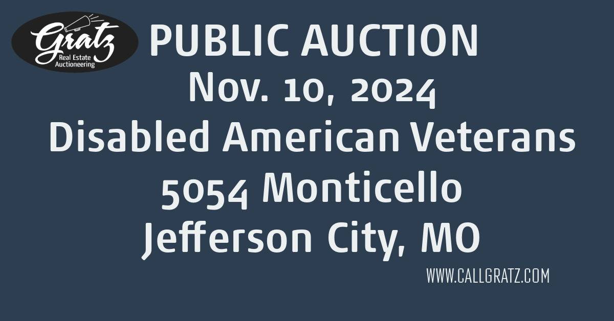 Public Auction | Nov. 10, 2024