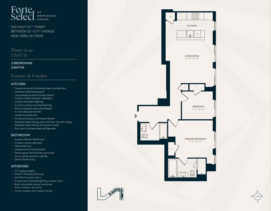 554 West 54th Street, Apt 23-D
