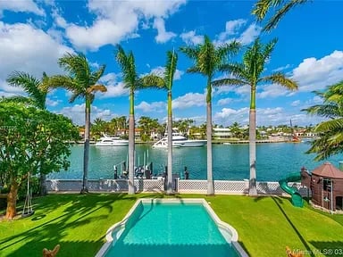 Miami Beach Palm Trees Ultra Luxury Real Estate