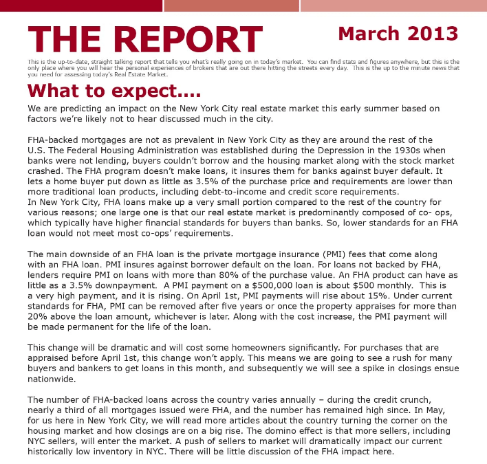 The Meier Report - March 2013