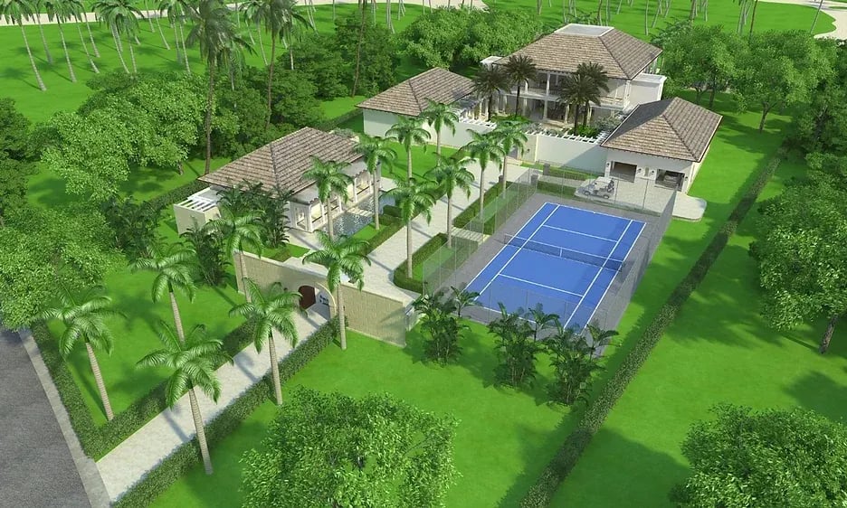 Estate Home with Tennis Court in Cap Cana