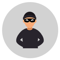 Illustrated person wearing a black cap and sunglasses, with arms bent in front.