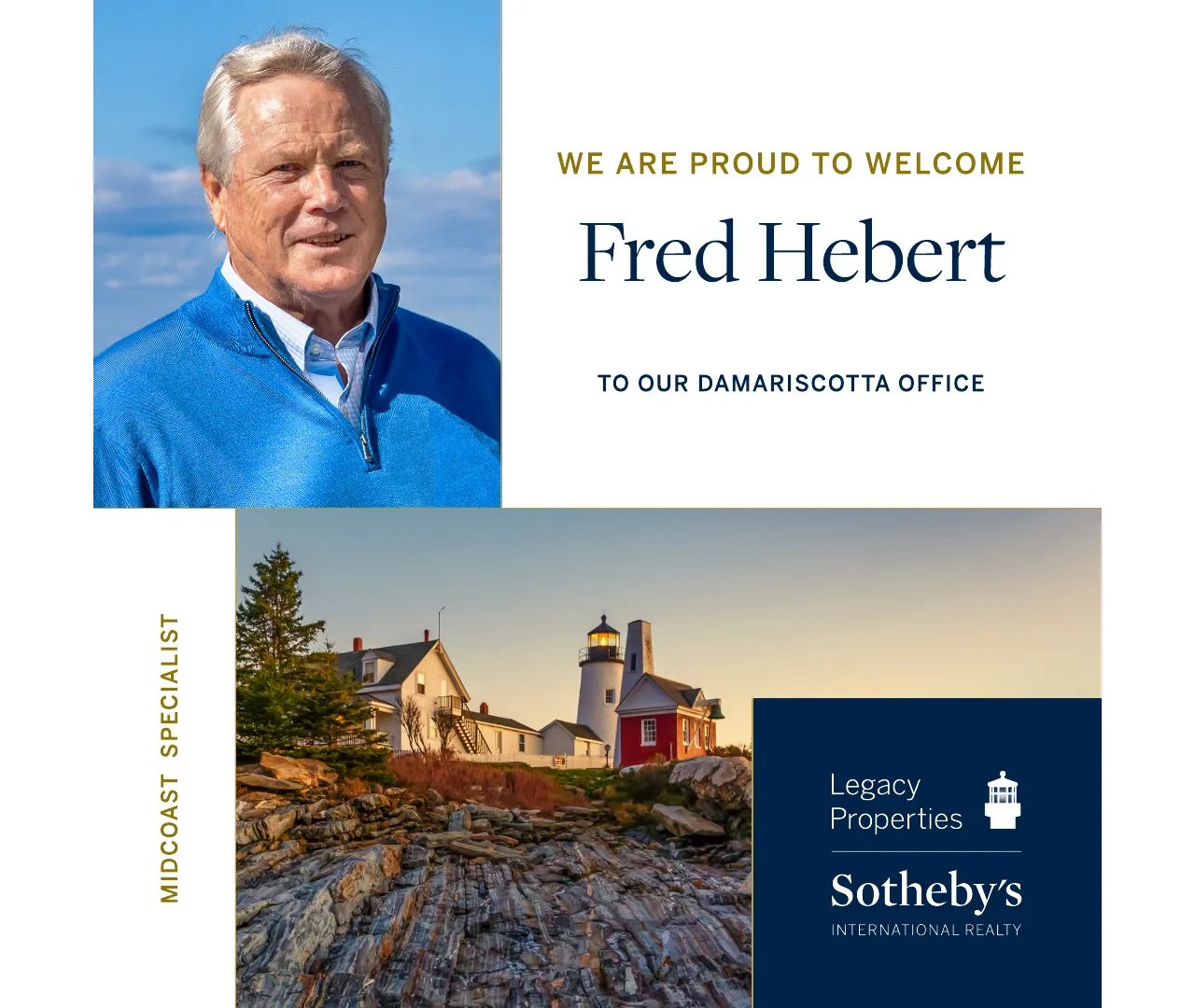 Damariscotta Office Welcomes Fred Hebert