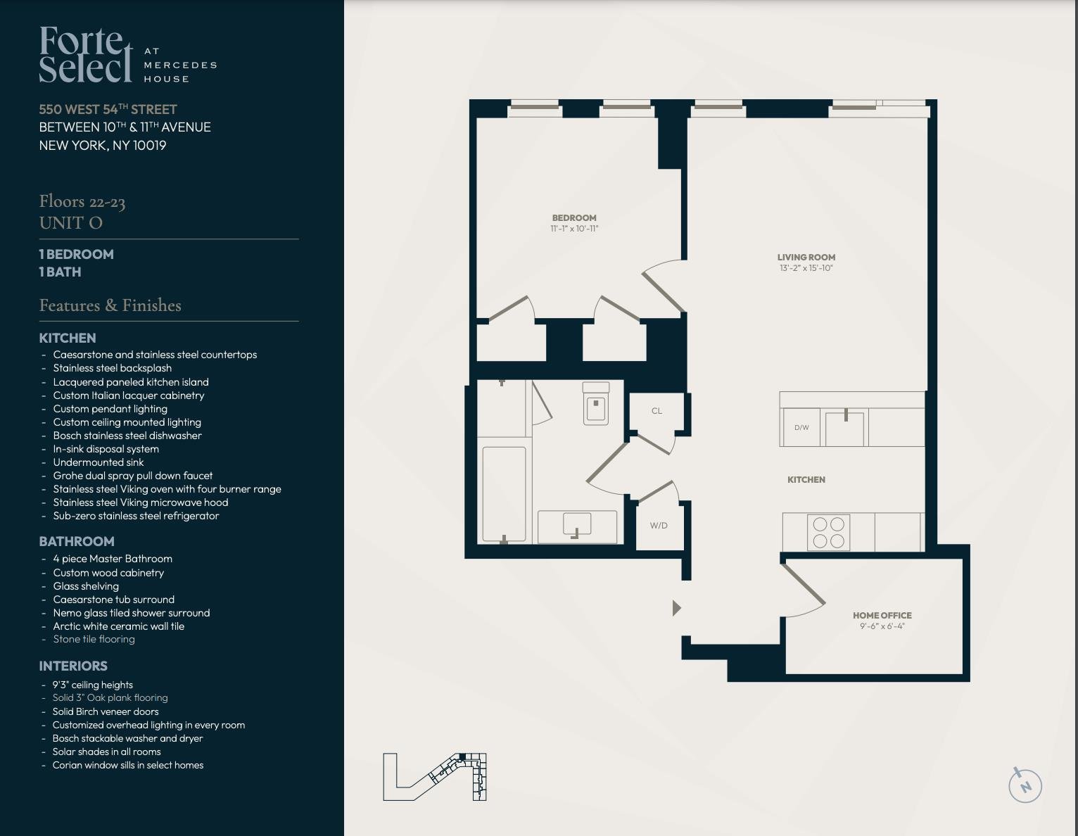 554 West 54th Street, Apt 23-O