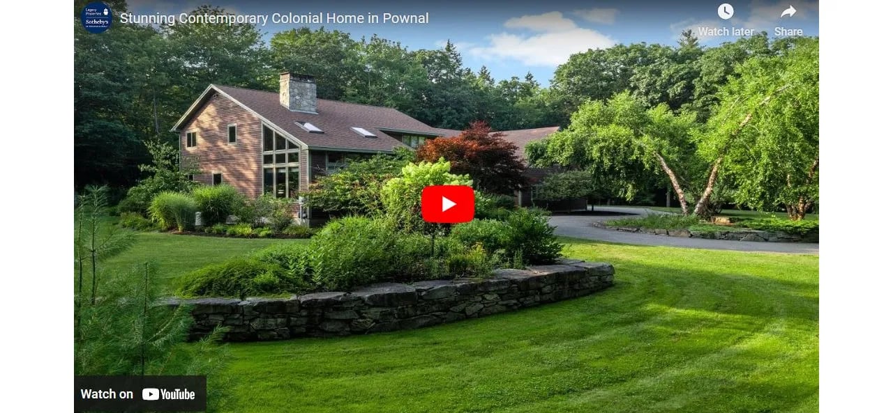 Video of The Week: Stunning Contemporary Colonial Home in Pownal