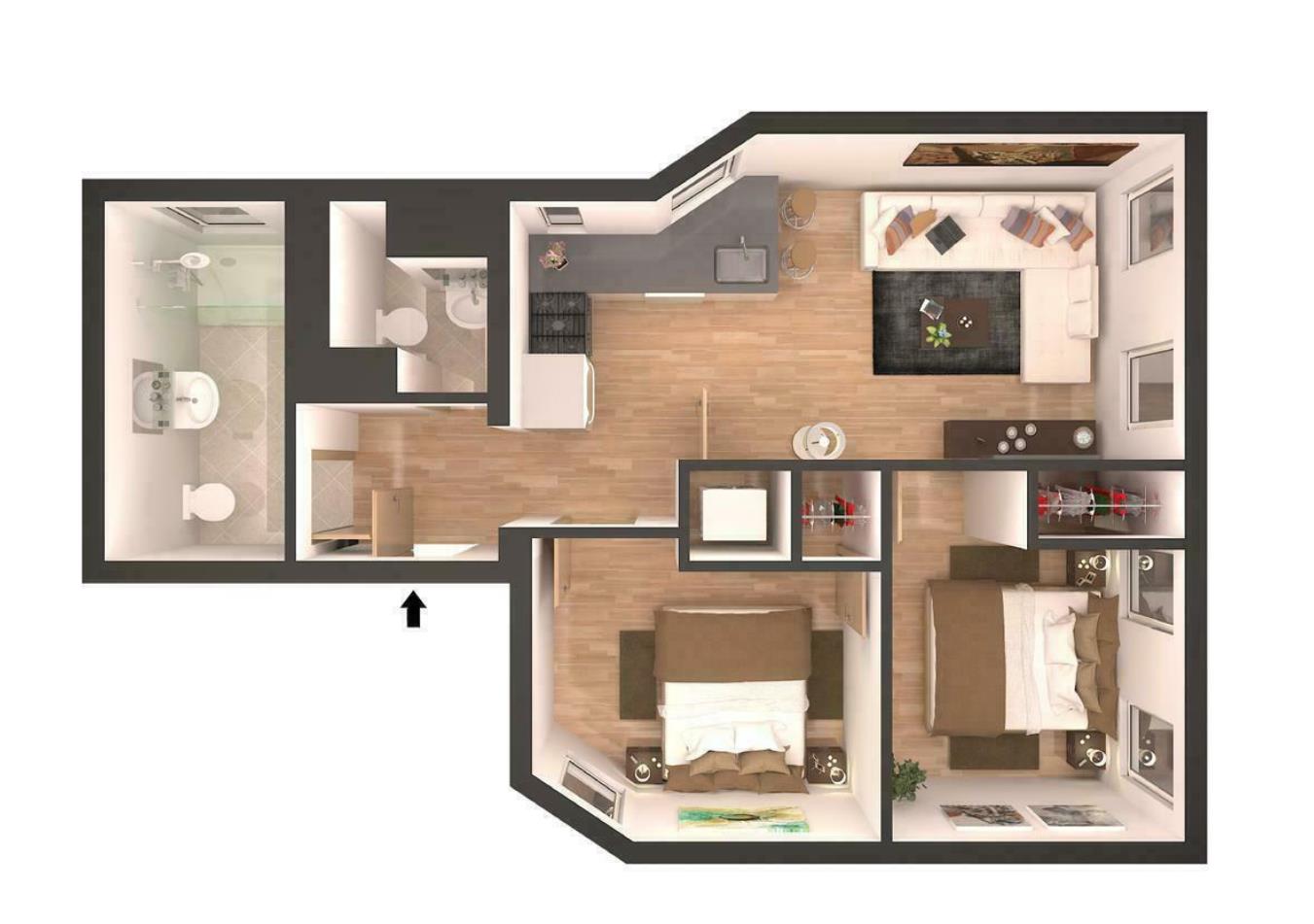 615.5 Hudson Street, Apt 1