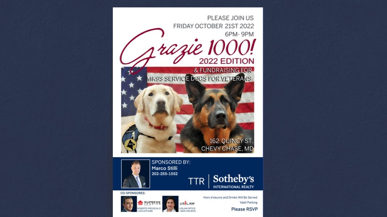 Fundraising for MK9s Service Dogs To Help Veterans