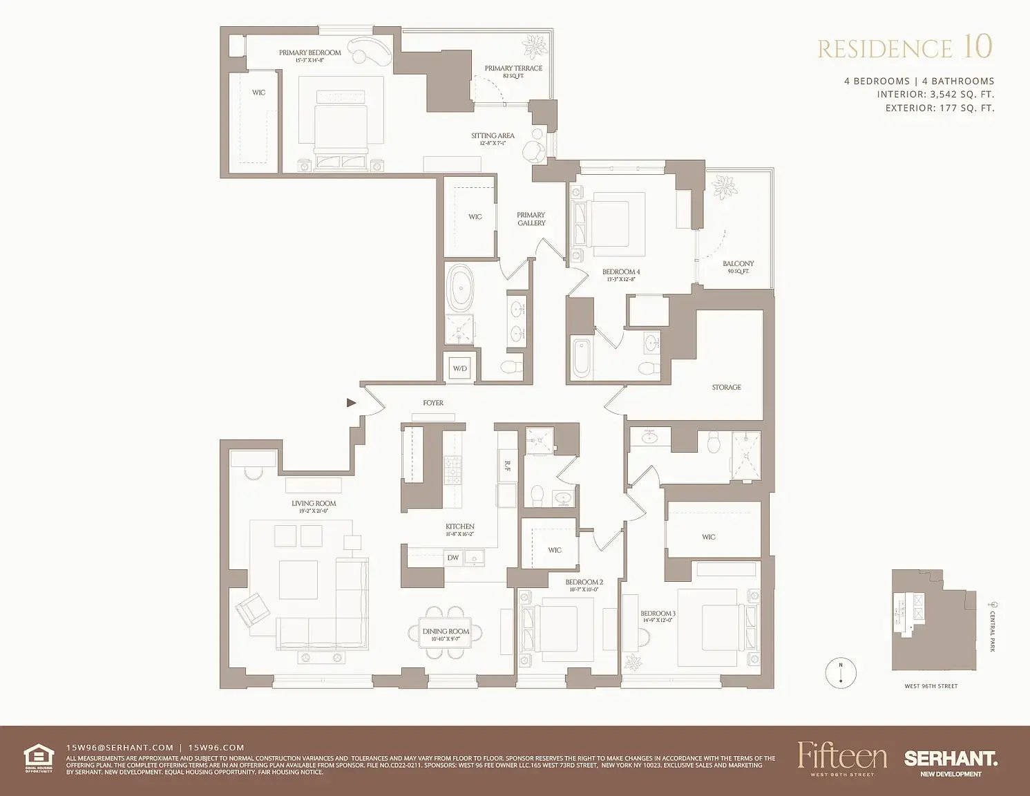 15 West 96th Street Unit: 10