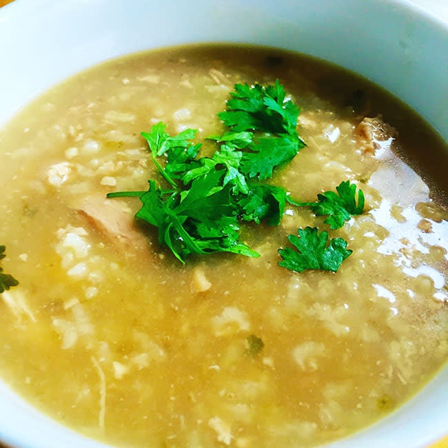 Vietnamese Chicken Soup With Rice