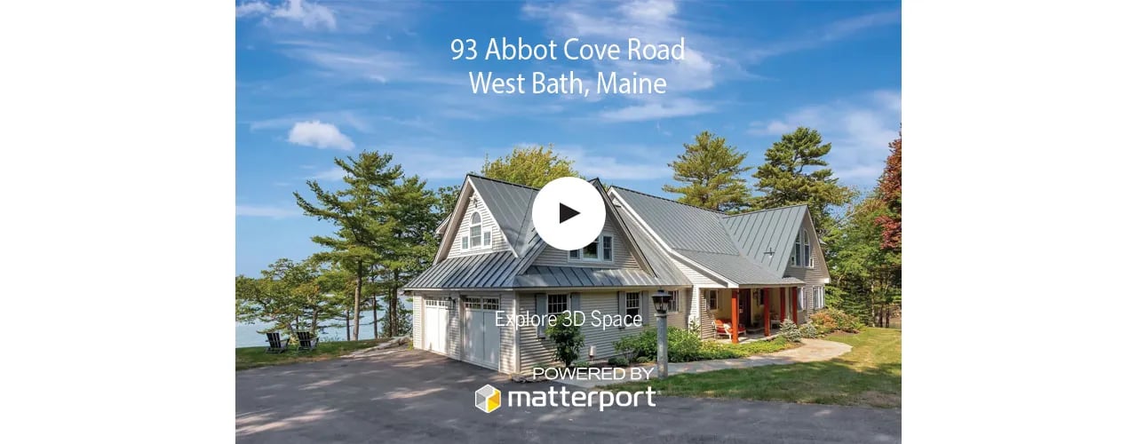 Virtual Open House – 93 Abbot Cove Road, West Bath, Maine