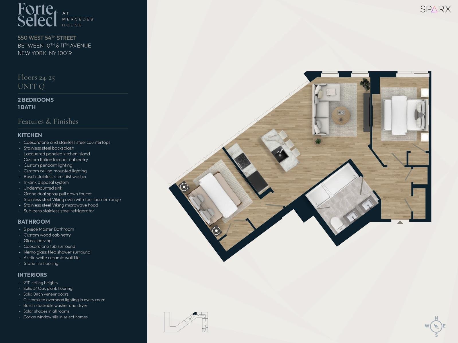 554 West 54th Street, Apt 25-Q