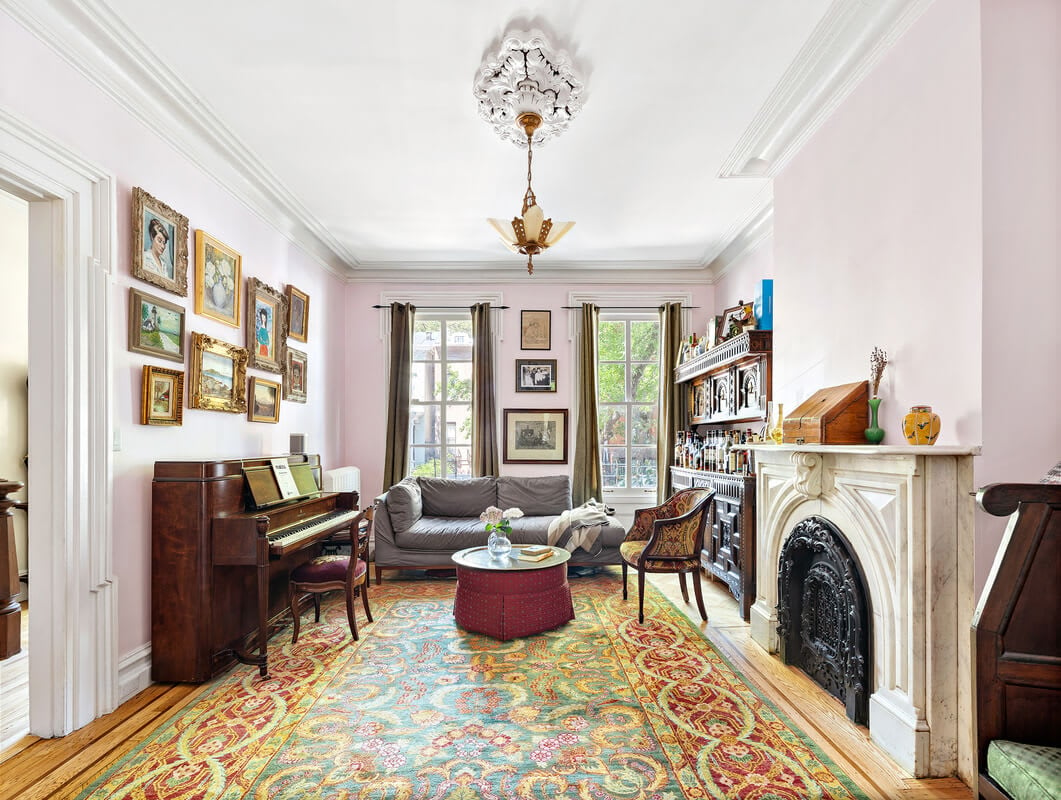 Clinton Hill Wood Frame Loaded With Curb Appeal and Period Details Asks $3.75 Million