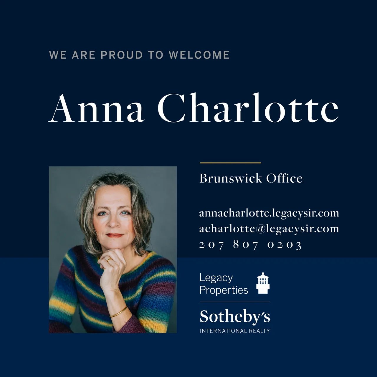 Brunswick Office Welcomes Anna Charlotte