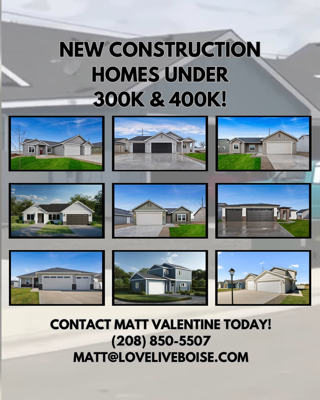 New Construction Homes Under 300k in 90 Days!!!