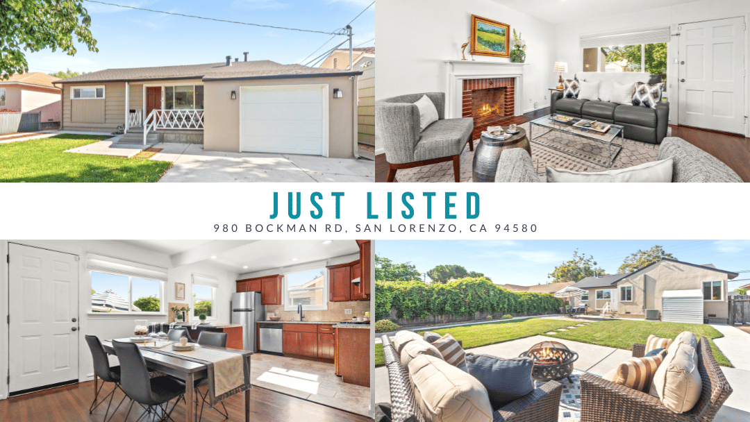 Just Listed:980 Bockman Rd, San Lorenzo, CA 94580