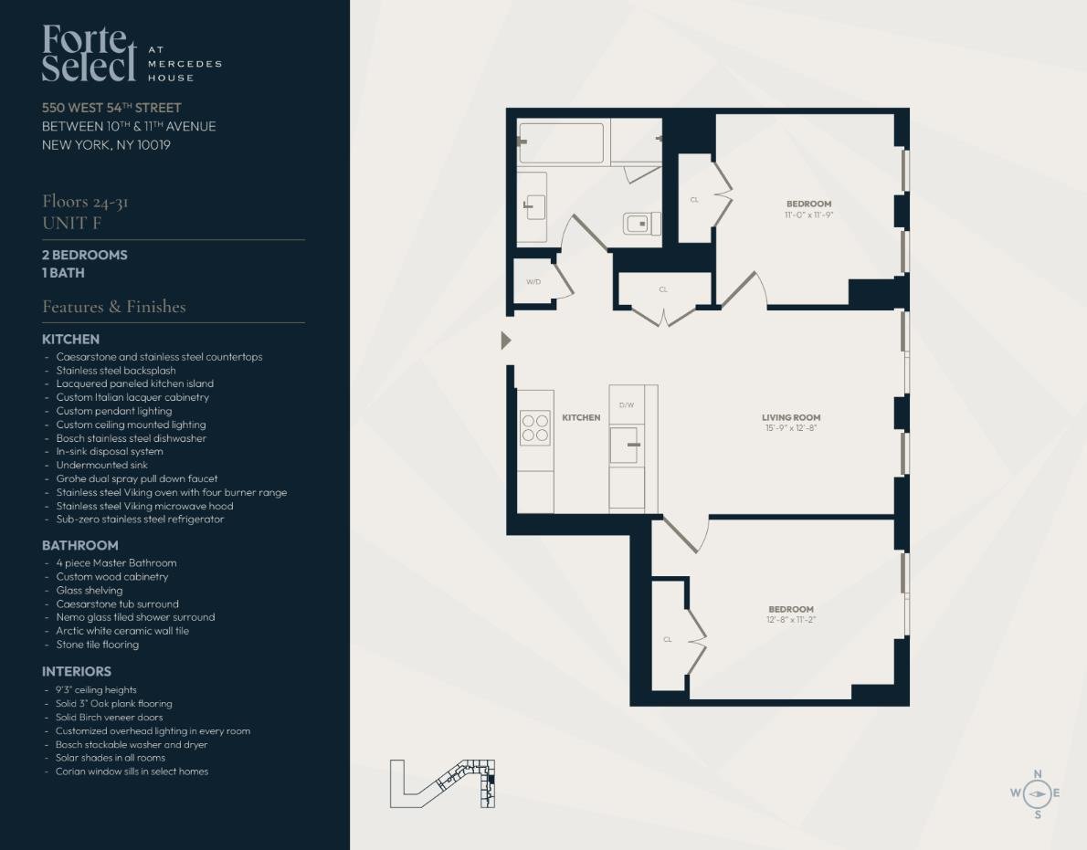 554 West 54th Street, Apt 26-F
