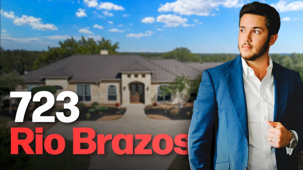 TOUR an AMAZING LUXURY HILL COUNTRY ESTATE w David Garcia Jr. | 723 Rio Brazos