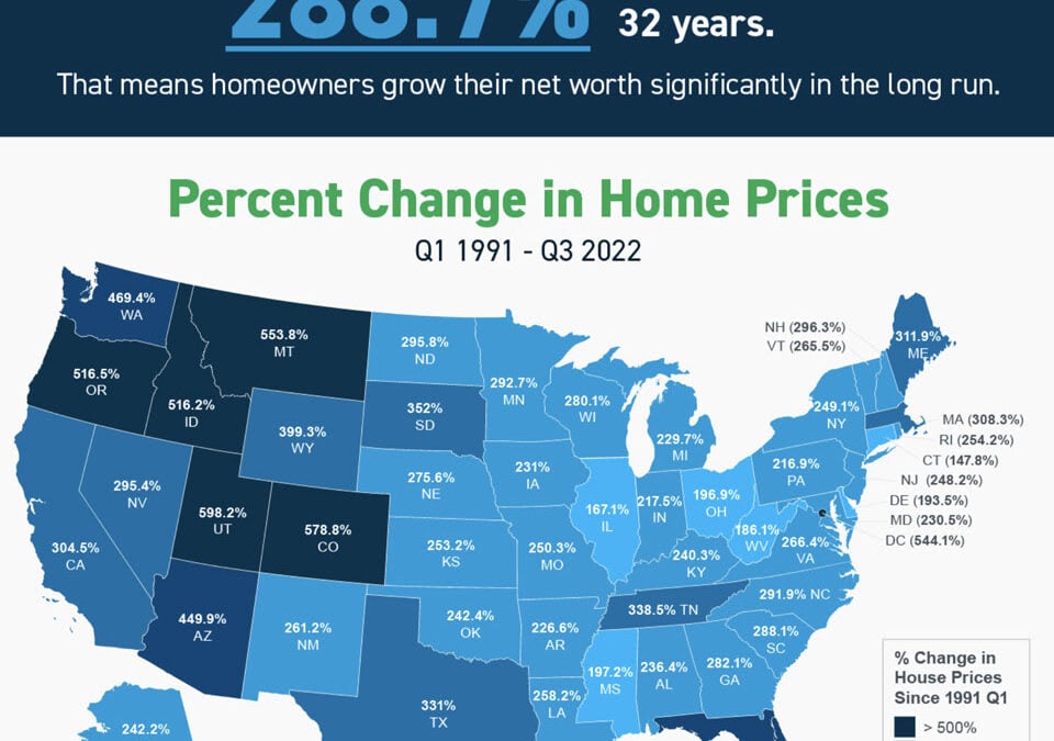 Home Appreciation 2022 Map