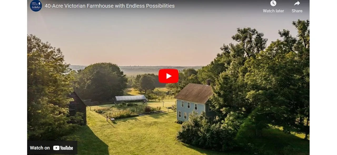 Video of The Week: 40-Acre Victorian Farmhouse with Endless Possibilities