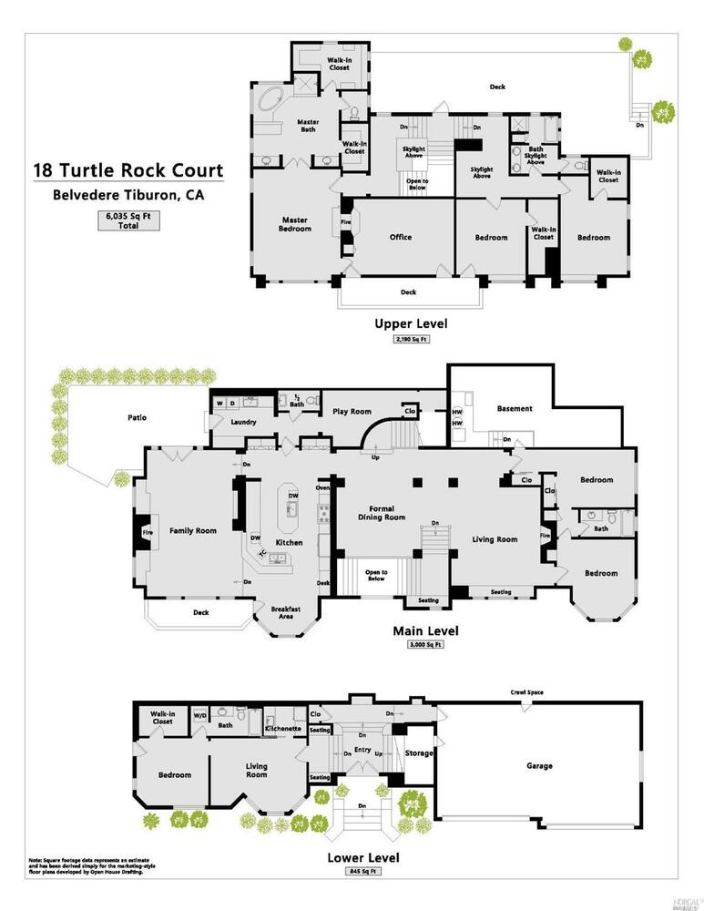 18 Turtle Rock Ct, Tiburon, CA 94920-1300