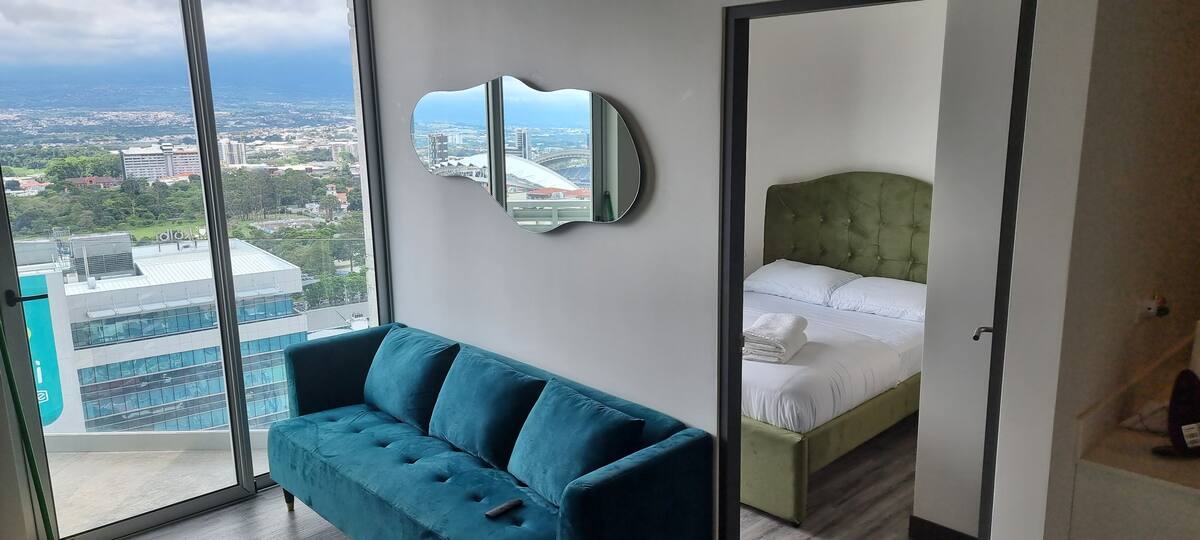 Furnished City View Apartment, Sabana and Rohrmoser, San Jose