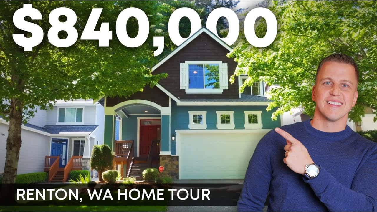 INSIDE a $840,000 Craftsman Home in Renton | Modern Living Tour